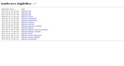 Desktop Screenshot of nightly.umbraco.org